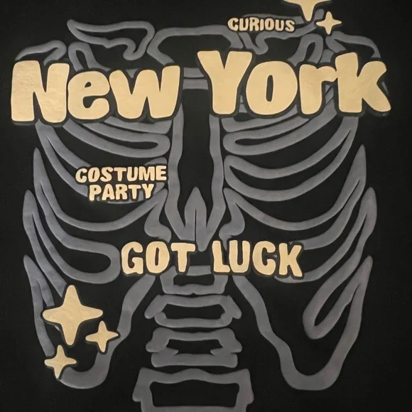 Black Graphic Hoodie - Picture 2 of 3